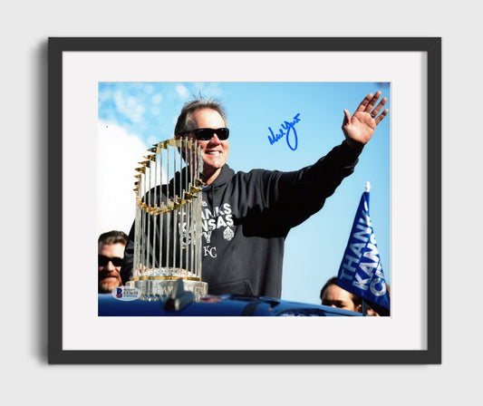 Ned Yost - Championship Trophy Celebration 8x10 Canvas baseball wall art