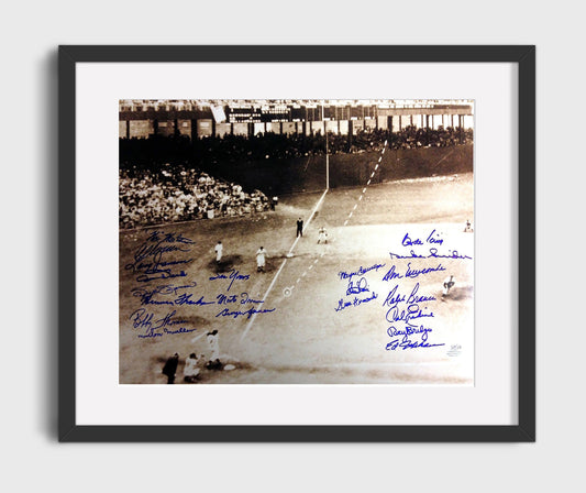 New York Baseball - Shot Heard Round the World 8x10 Canvas baseball wall art