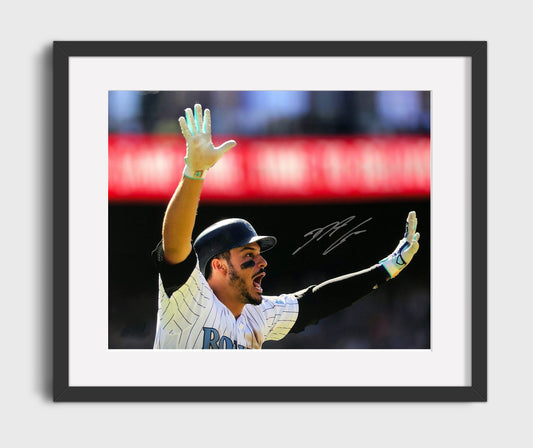 Nolan Arenado - Charging Ground Ball 8x10 Canvas baseball wall art