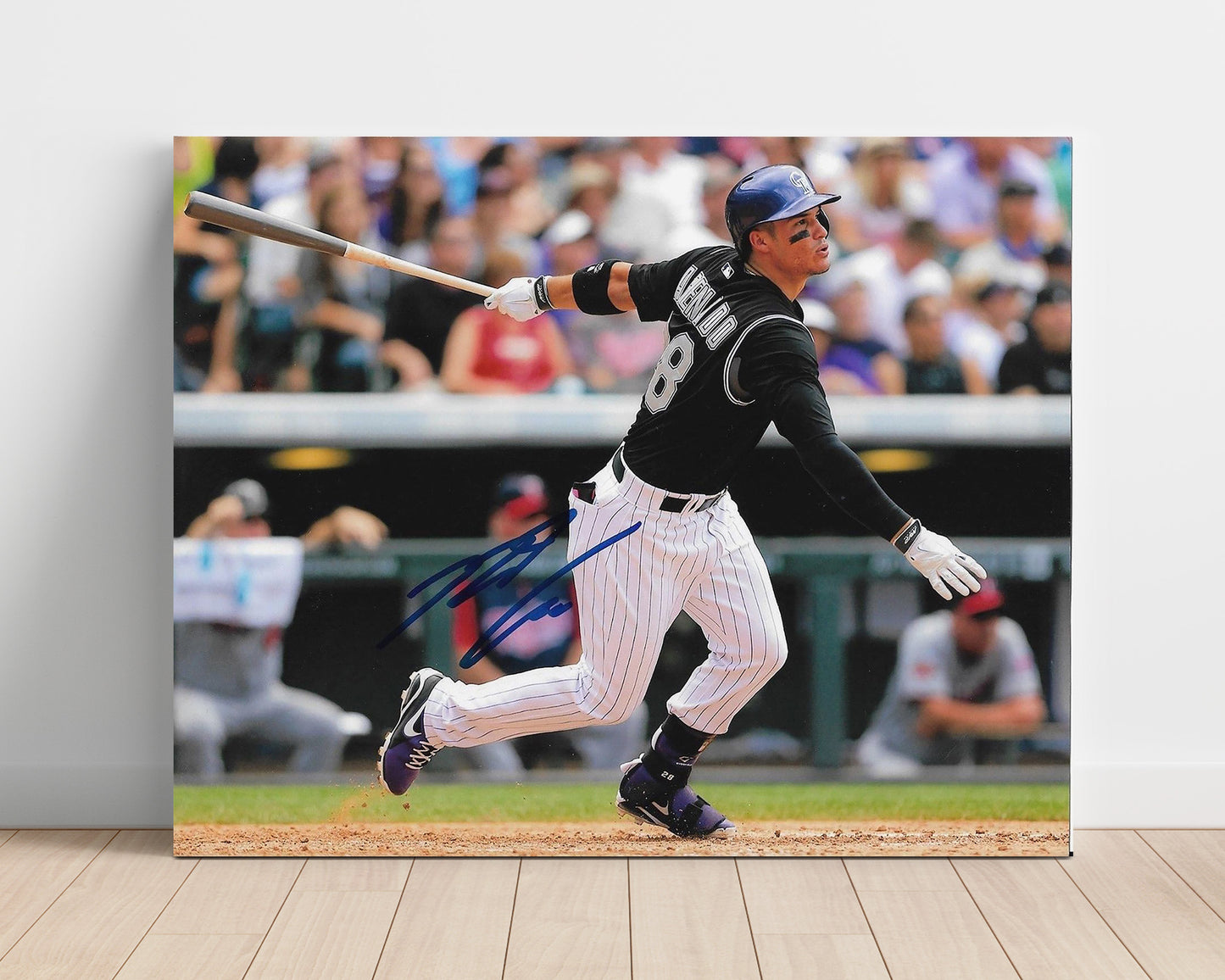 Nolan Arenado - Strong Throw Across Diamond Baseball Wall Art 16x20 Unframed Print wall art print – Baseball Wall Art decor
