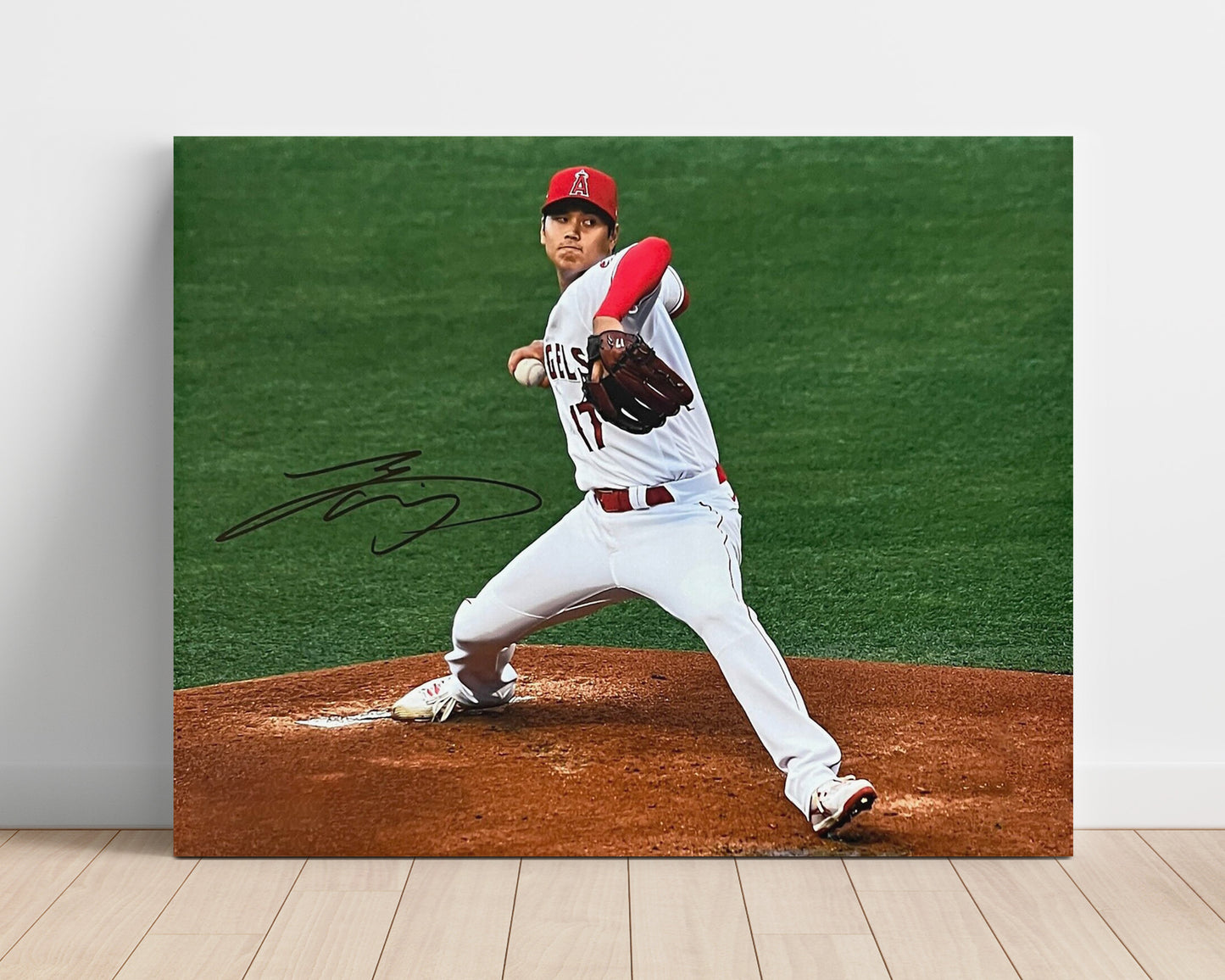 Ohtani pitching - Pitching Baseball Wall Art 16x20 Unframed Print wall art print – Baseball Wall Art decor