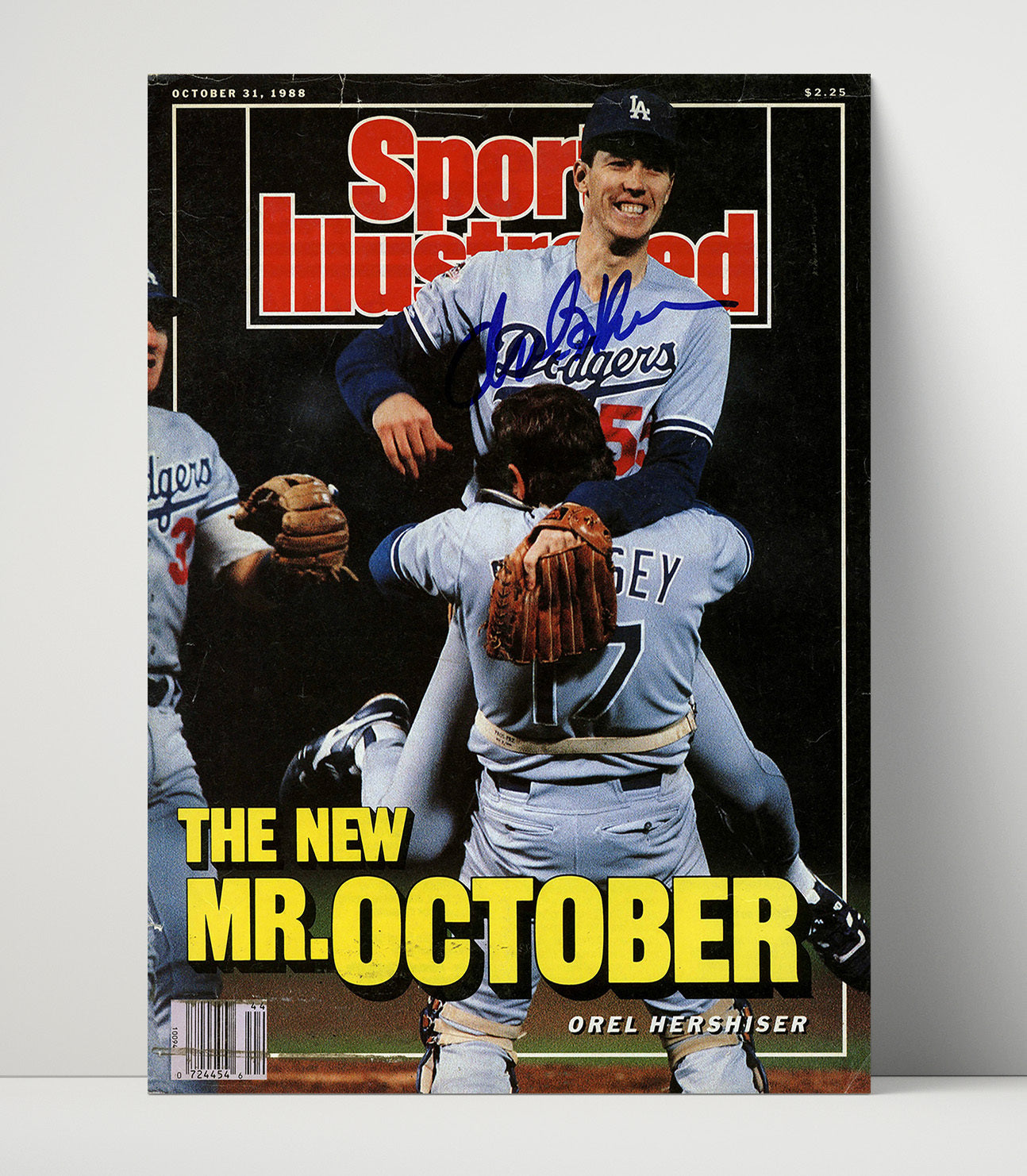 Orel Hershiser - Mr October Celebration SI Cover 1988 Baseball Wall Art 16x20 Unframed Print wall art print – Baseball Wall Art decor