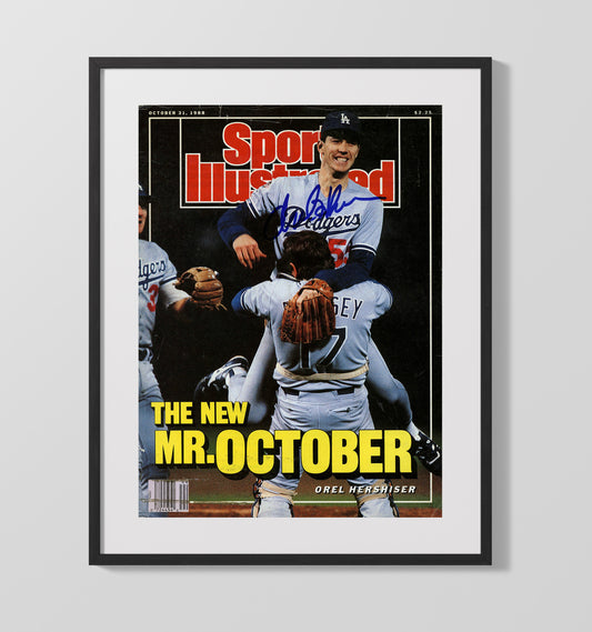 Orel Hershiser - Mr October Celebration SI Cover 1988 8x10 Canvas baseball wall art