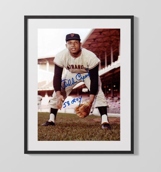 Orlando Cepeda - San Francisco Legend Fielding Pose 8x10 Canvas baseball wall art