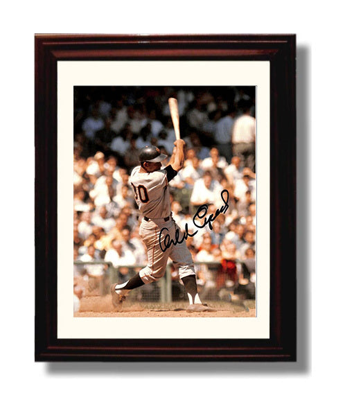 Orlando Cepeda - San Francisco Legend The Baby Bull Spotlight Baseball Wall Art 8x10 Beveled Frame wall art print – Baseball Wall Art decor