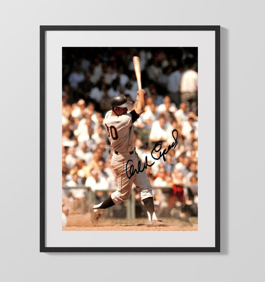 Orlando Cepeda - San Francisco Legend The Baby Bull 8x10 Canvas baseball wall art