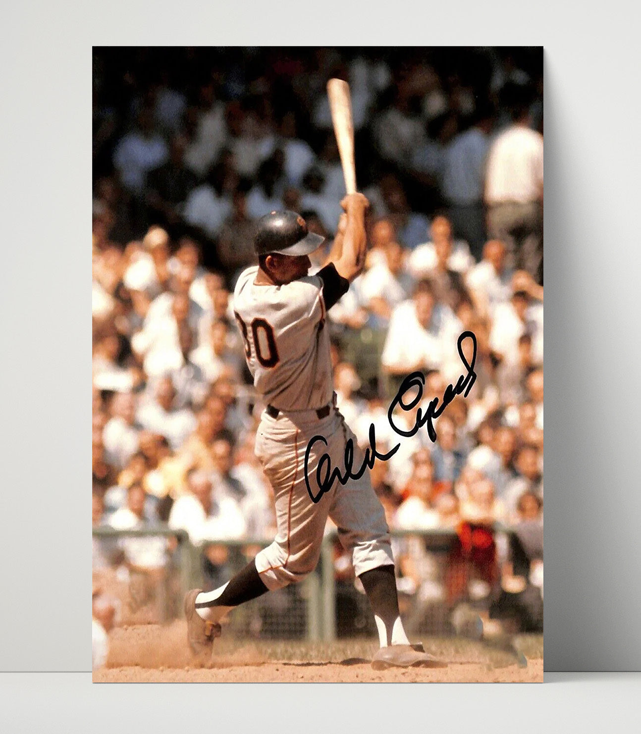 Orlando Cepeda - San Francisco Legend The Baby Bull Spotlight Baseball Wall Art 16x20 Unframed Print wall art print – Baseball Wall Art decor