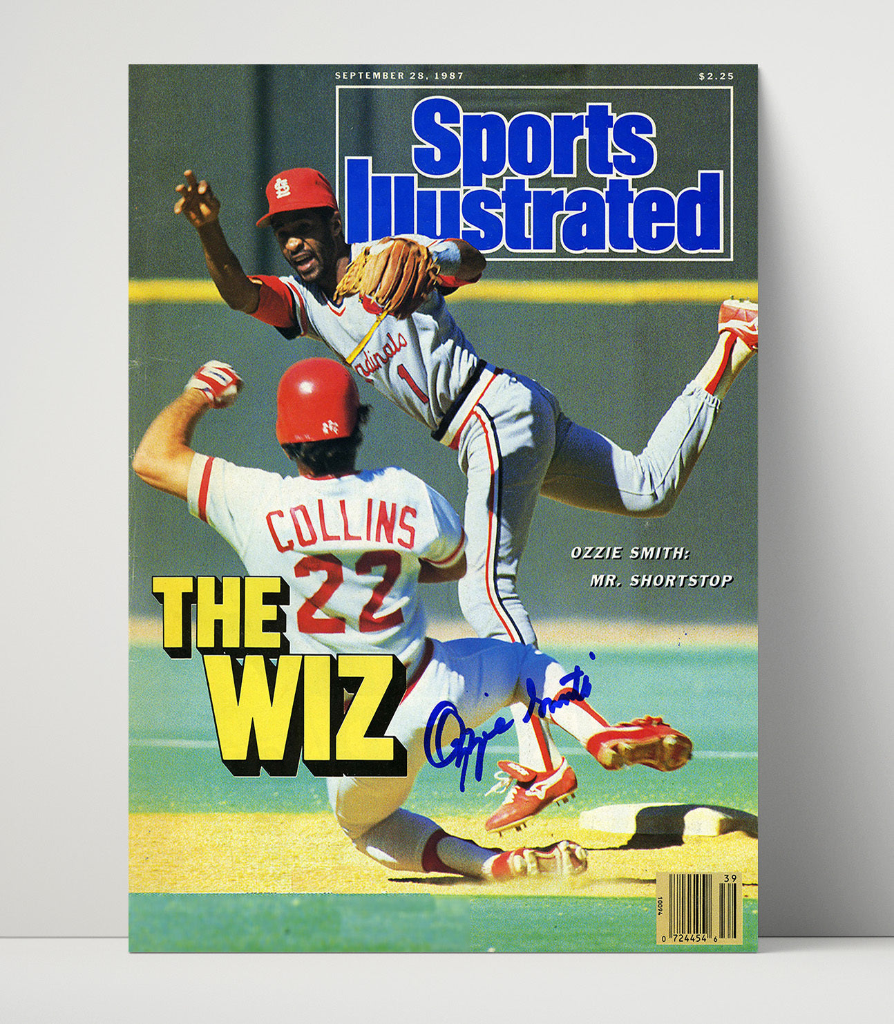 Ozzie Smith - SI The Wiz defensive brilliance 1987 Baseball Wall Art 16x20 Unframed Print wall art print – Baseball Wall Art decor
