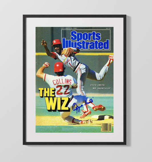 Ozzie Smith - SI The Wiz defensive brilliance 1987 8x10 Canvas baseball wall art
