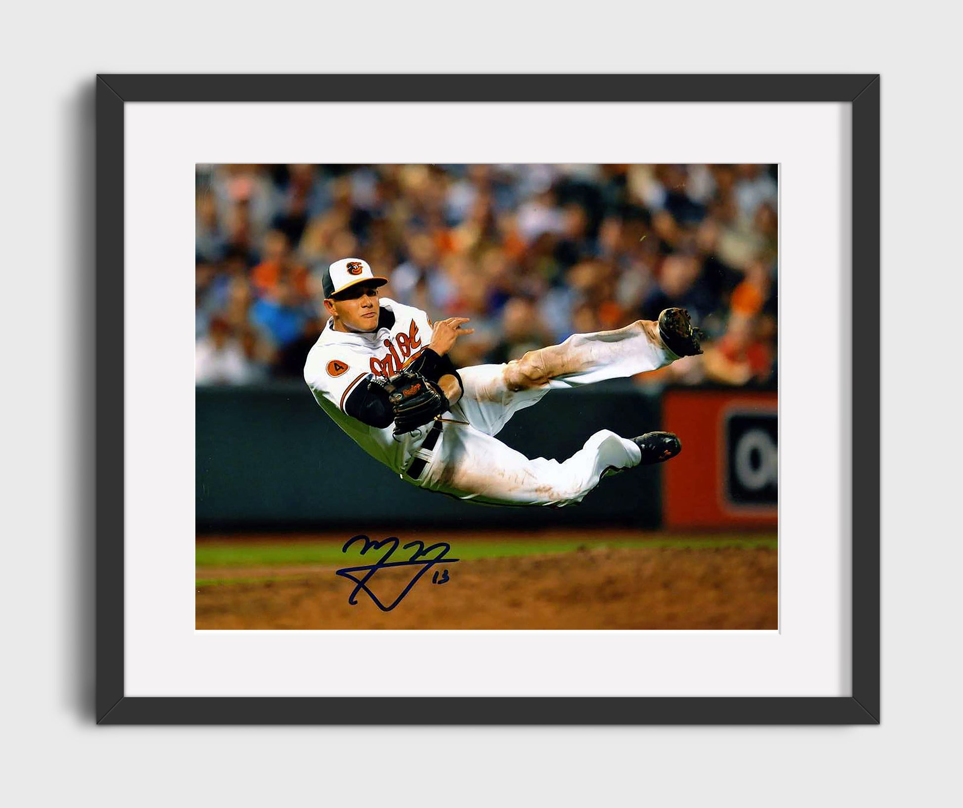Padres - Action Baseball Wall Art 16x20 Gallery Frame wall art print – Baseball Wall Art decor