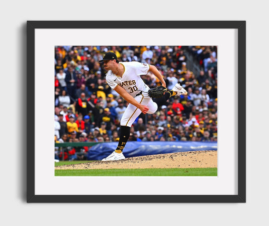 Paul Skenes Heat Seeking Darts - Strikeout Heat 8x10 Canvas baseball wall art