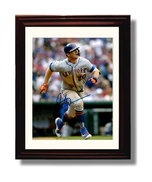 Pete Alonso - New York Baseball Long Drive Power Wall Art 8x10 Beveled Frame wall art print – Baseball Wall Art decor