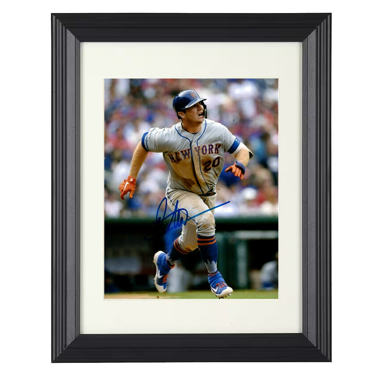 Pete Alonso - New York Baseball Long Drive Power 8x10 black beveled framed baseball wall art