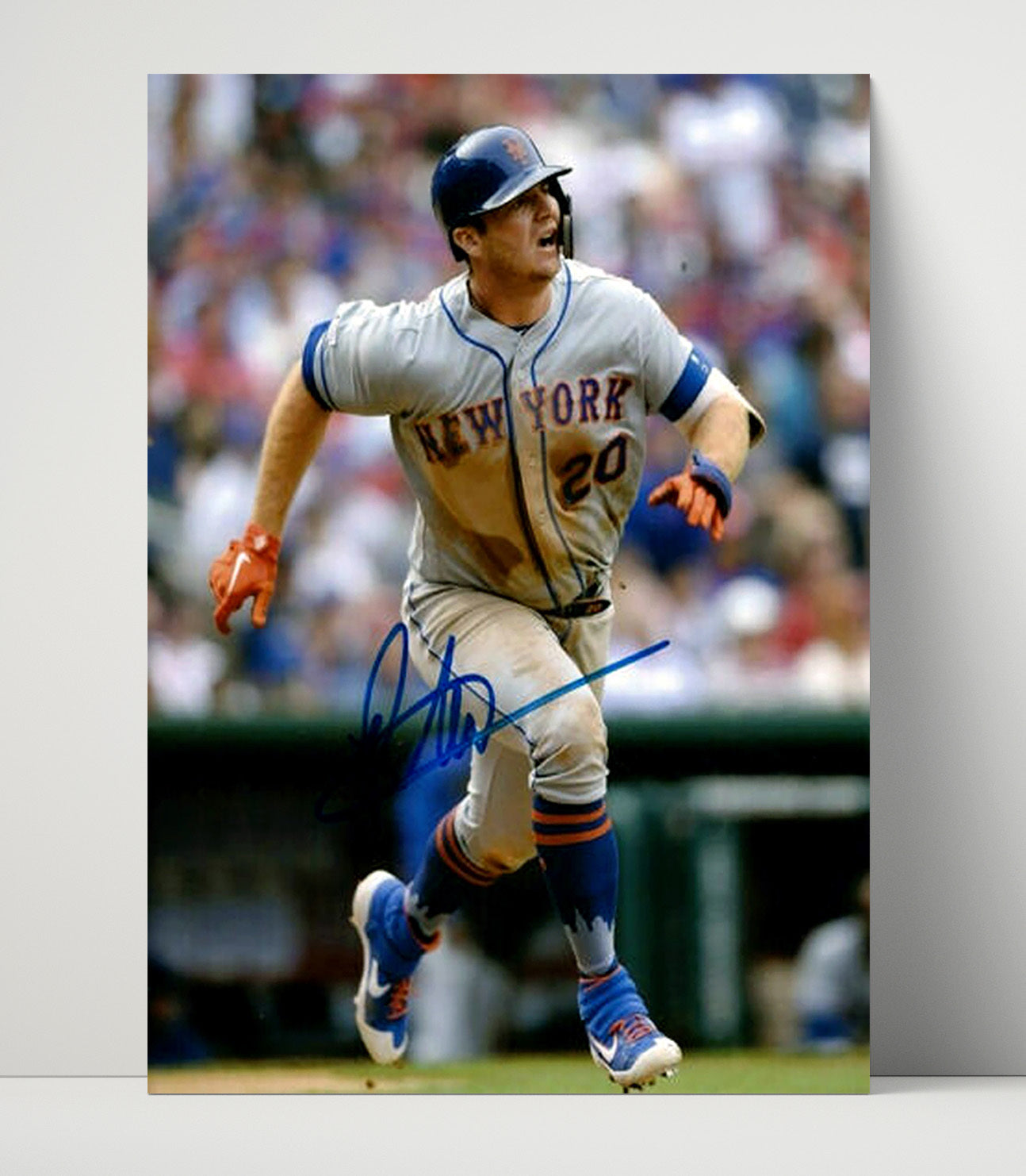 Pete Alonso - New York Baseball Long Drive Power Wall Art 16x20 Unframed Print wall art print – Baseball Wall Art decor
