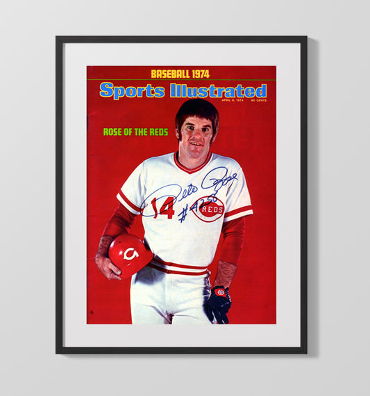 Pete Rose - Rose of the Reds SI Cover 8x10 Canvas baseball wall art