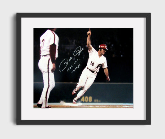 Pete Rose 1980 WS Champs - Series Champs 8x10 Canvas baseball wall art