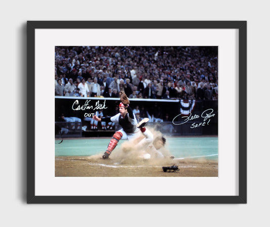 Pete Rose Safe Or Out - Action 8x10 Canvas baseball wall art