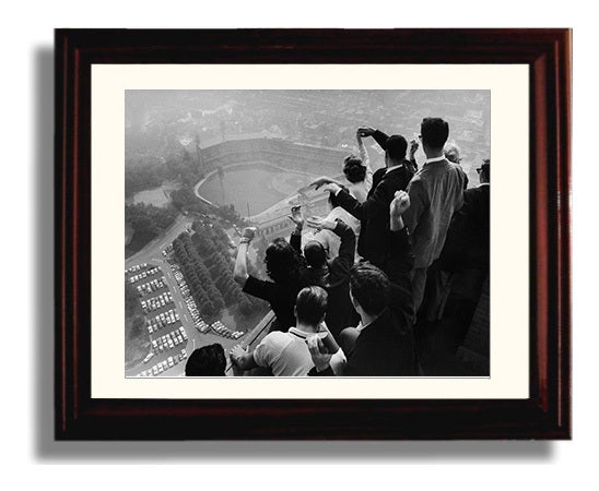Pittsburgh - Series Crowd View 1960 Baseball Wall Art 8x10 Beveled Frame wall art print – Baseball Wall Art decor