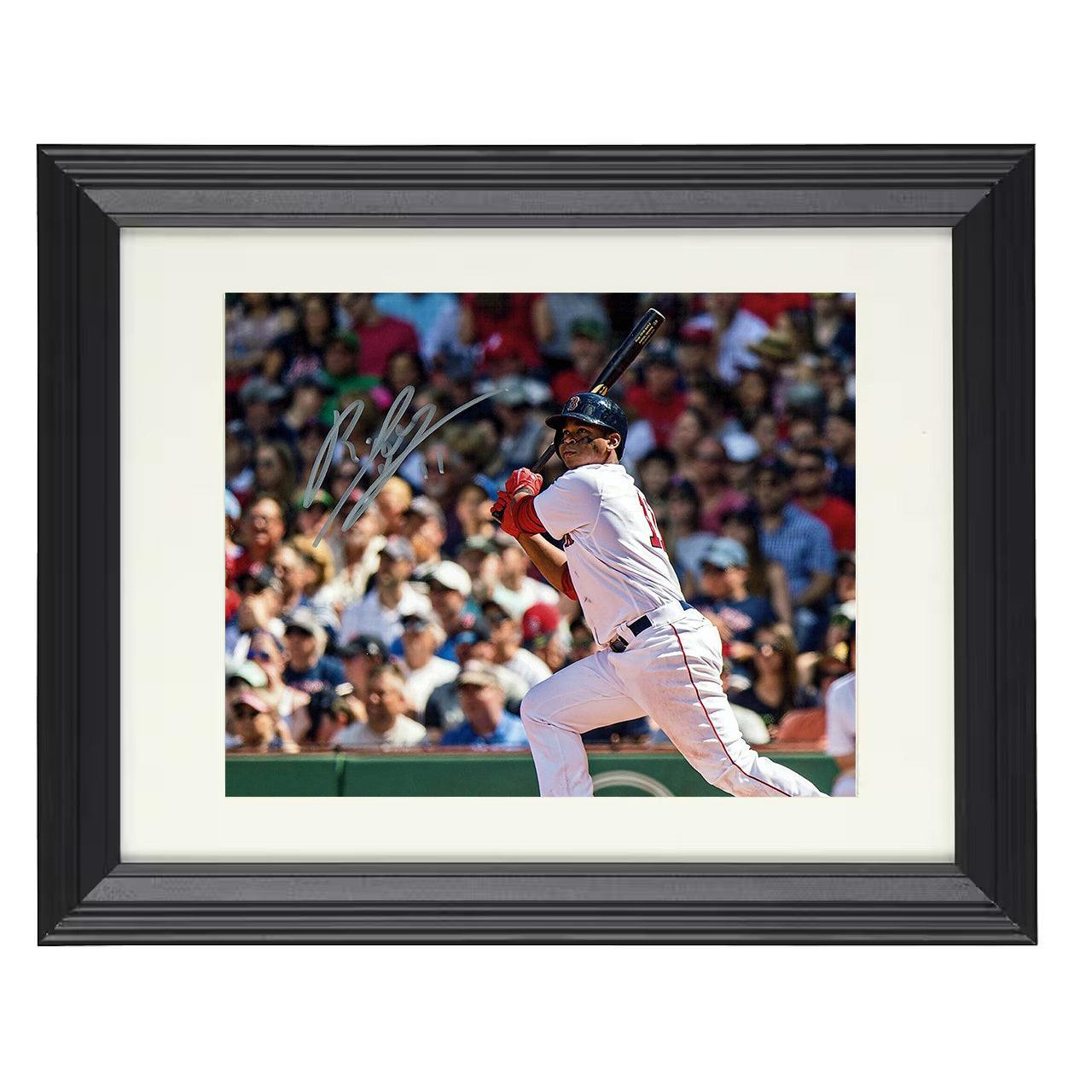 Rafael Devers - Batting Stance 8x10 black beveled framed baseball wall art