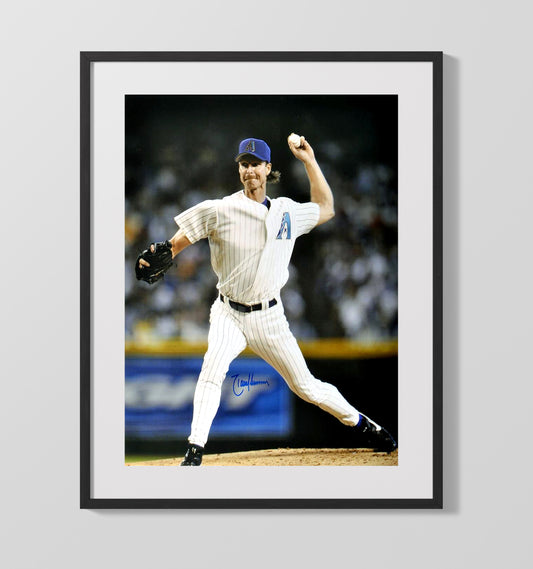 Randy Johnson - Arizona Legend Mid Pitch Power Delivery 8x10 Canvas baseball wall art