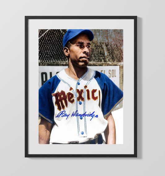Ray Dandridge - Negro Leagues Hall of Fame infielder 8x10 Canvas baseball wall art