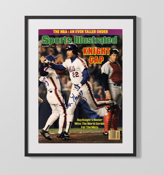 Ray Knight - SI Series winning homer celebration 1986 8x10 Canvas baseball wall art