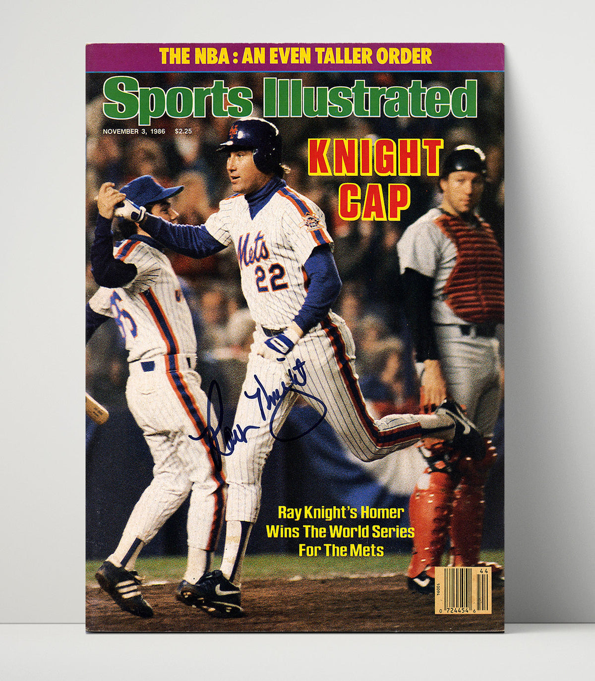 Ray Knight – Series-Winning Homer 1986 SI unframed baseball poster print