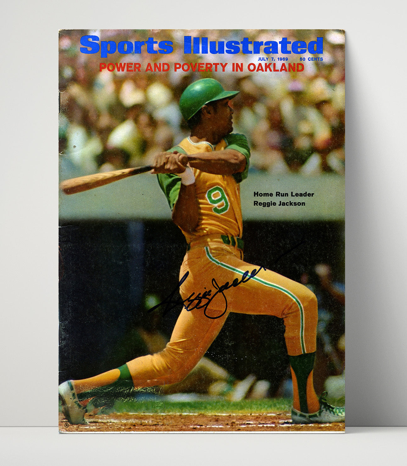 Reggie Jackson - 1969 SI Cover Oakland Legend Home Run Leader Baseball Wall Art 16x20 Unframed Print wall art print – Baseball Wall Art decor