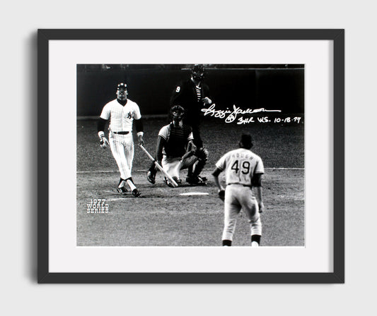 Reggie Jackson - Three Home Run Series Game 8x10 Canvas baseball wall art
