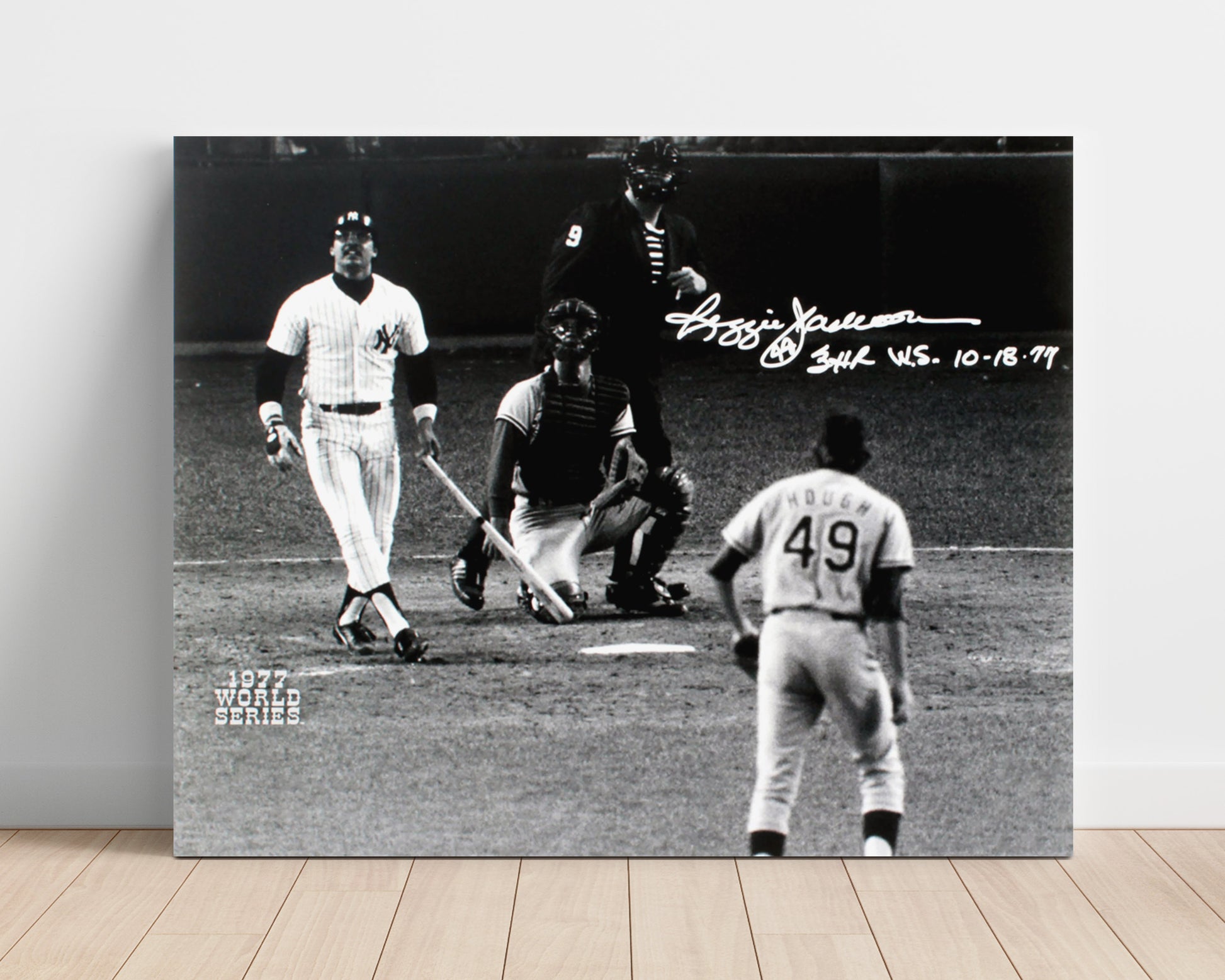 Reggie Jackson - Three Home Run Series Game Baseball Wall Art 16x20 Unframed Print wall art print – Baseball Wall Art decor
