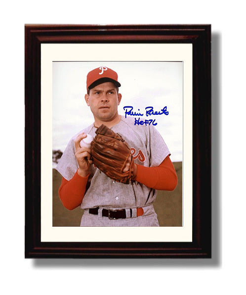 Robin Roberts - Philadelphia Legend Hall Of Fame Pitcher Spotlight Baseball Wall Art 8x10 Beveled Frame wall art print – Baseball Wall Art decor