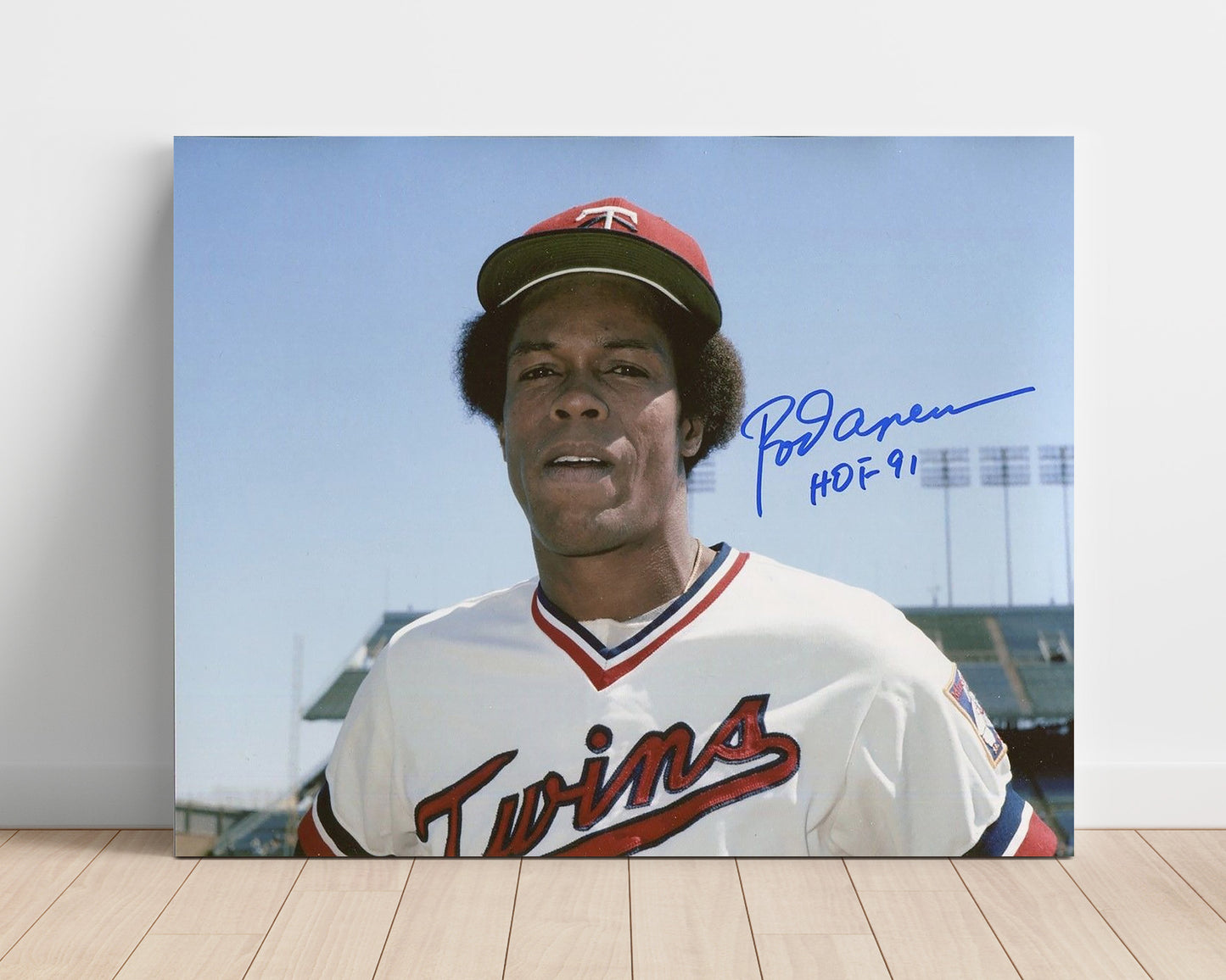 Rod Carew - Batting Mastery Baseball Wall Art 16x20 Unframed Print wall art print – Baseball Wall Art decor