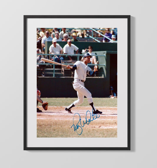 Roy White - New York Legend At The Plate 8x10 Canvas baseball wall art