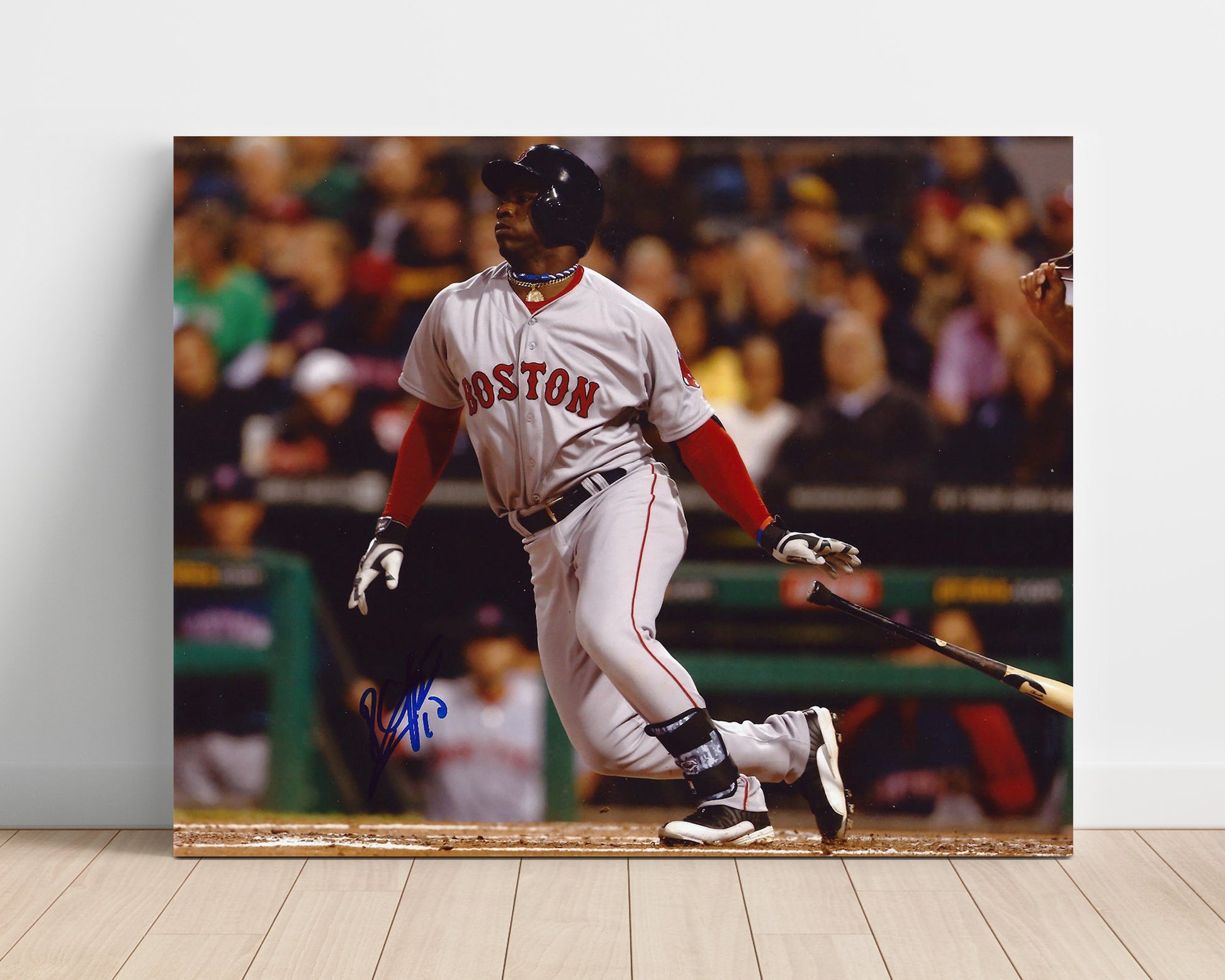 Rusney Castillo - Power Swing Baseball Wall Art 16x20 Unframed Print wall art print – Baseball Wall Art decor
