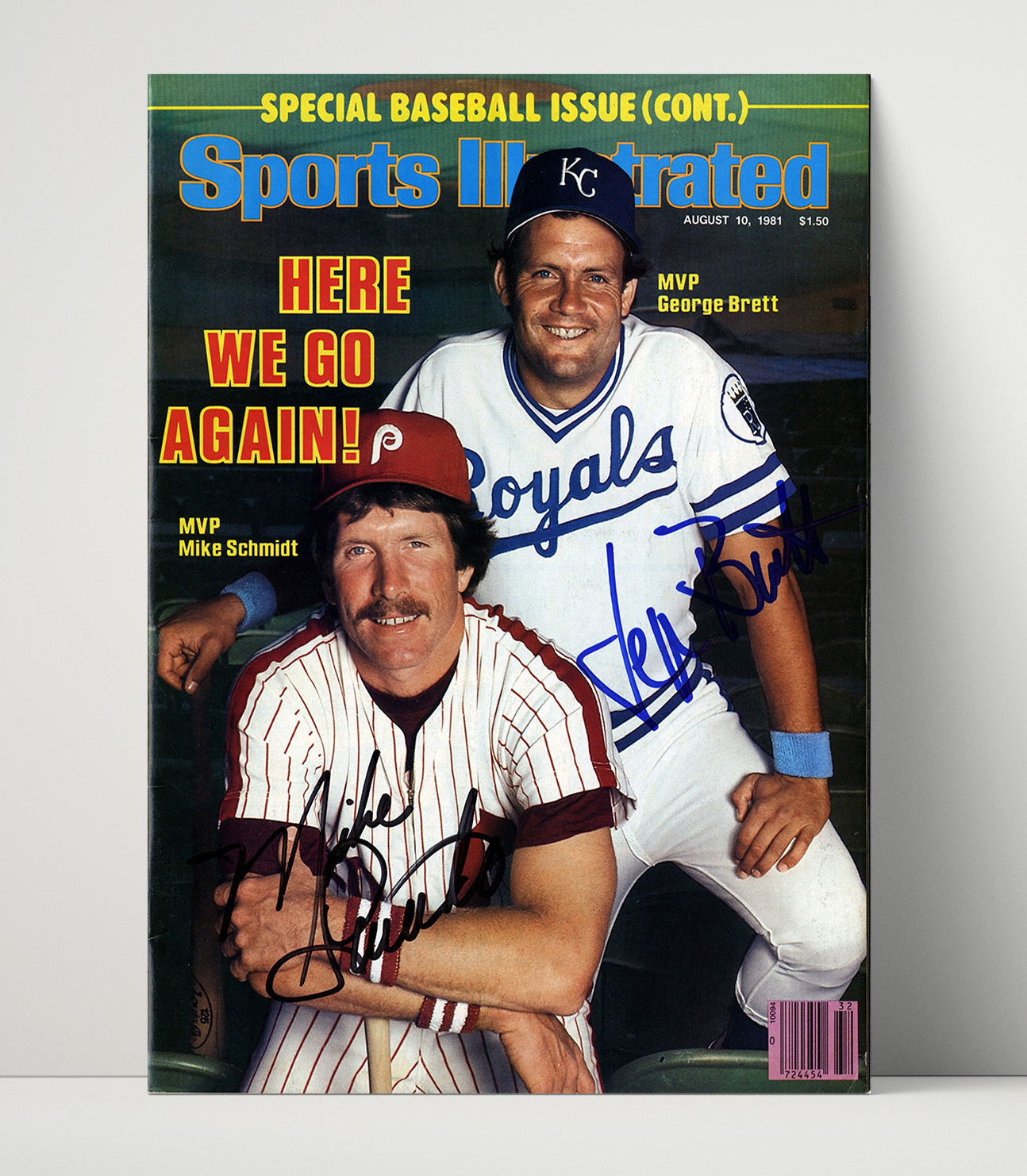 SCHMIDTBRETT - Signed SI Cover Baseball Wall Art 16x20 Unframed Print wall art print – Baseball Wall Art decor
