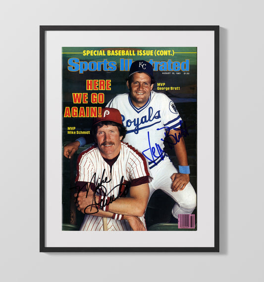 SCHMIDTBRETT - Signed SI Cover 8x10 Canvas baseball wall art