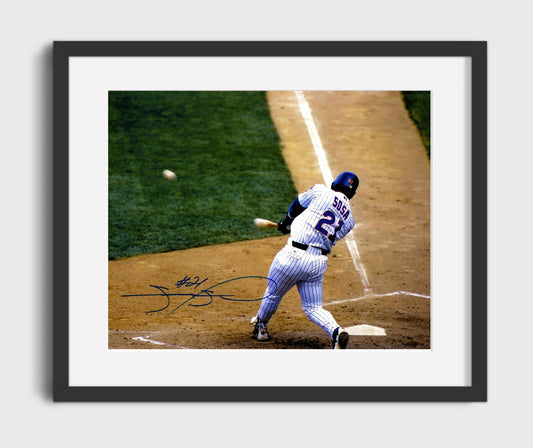 Sammy Sosa - Ball In Flight 8x10 Canvas baseball wall art