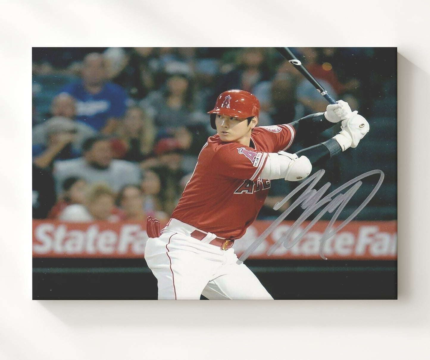 Shohei Ohtani - Locked In At The Plate Baseball Wall Art 20x24 Canvas wall art print – Baseball Wall Art decor