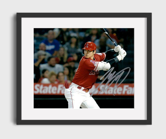 Shohei Ohtani - Locked In At The Plate 8x10 Canvas baseball wall art