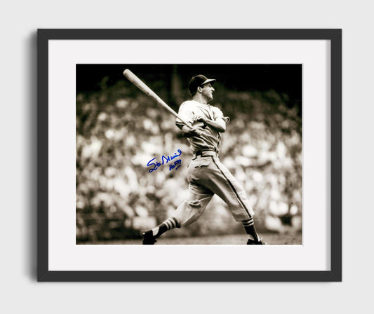 Stan Musial - Full Swing 8x10 Canvas baseball wall art