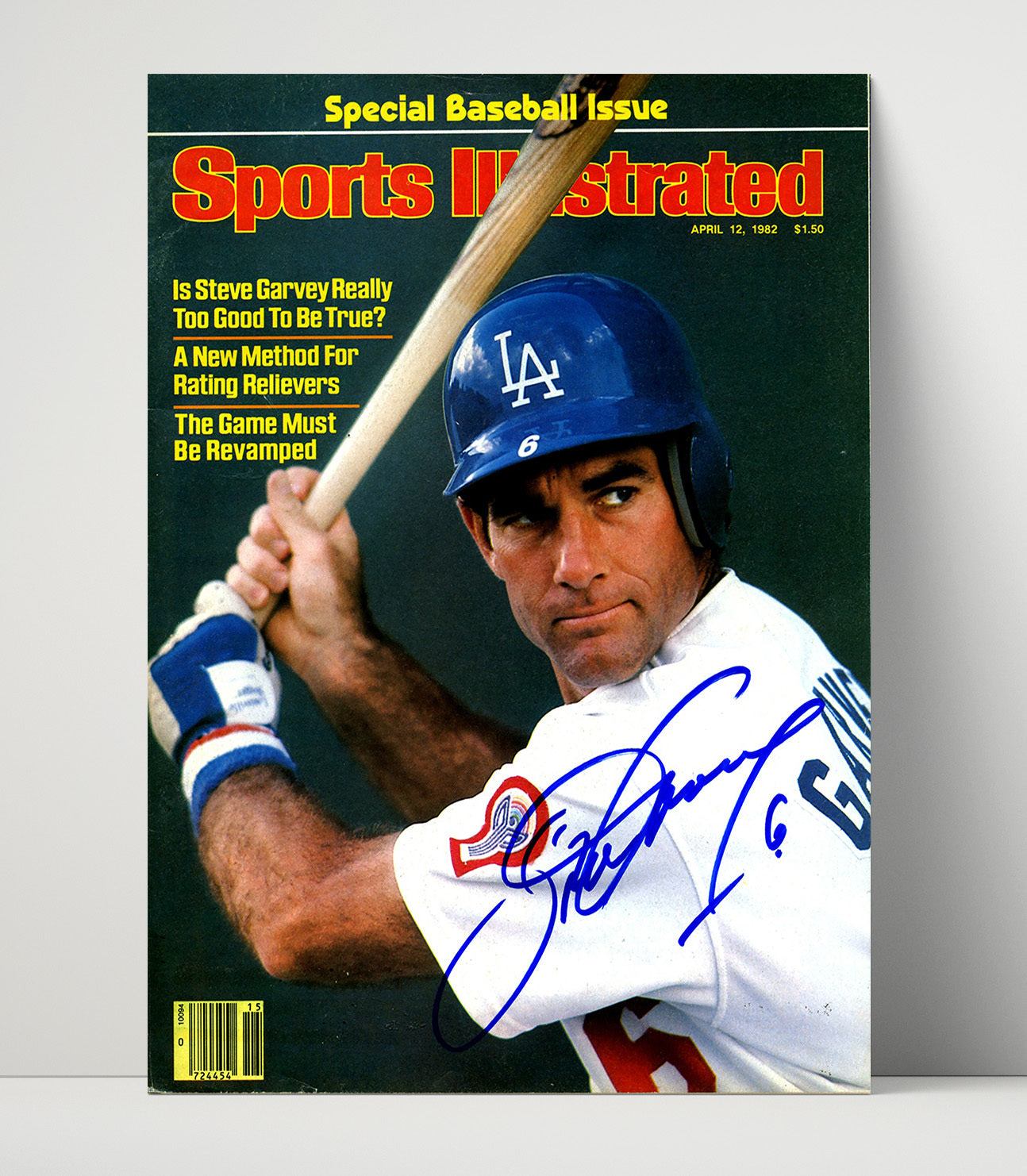 Steve Garvey - Batting Stance 1982 SI Cover Baseball Wall Art 16x20 Unframed Print wall art print – Baseball Wall Art decor