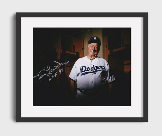 Tommy Lasorda - Locker Room 8x10 Canvas baseball wall art