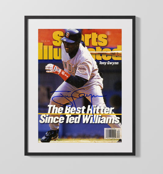 Tony Gwynn - Batting Stance SI Cover 1997 8x10 Canvas baseball wall art