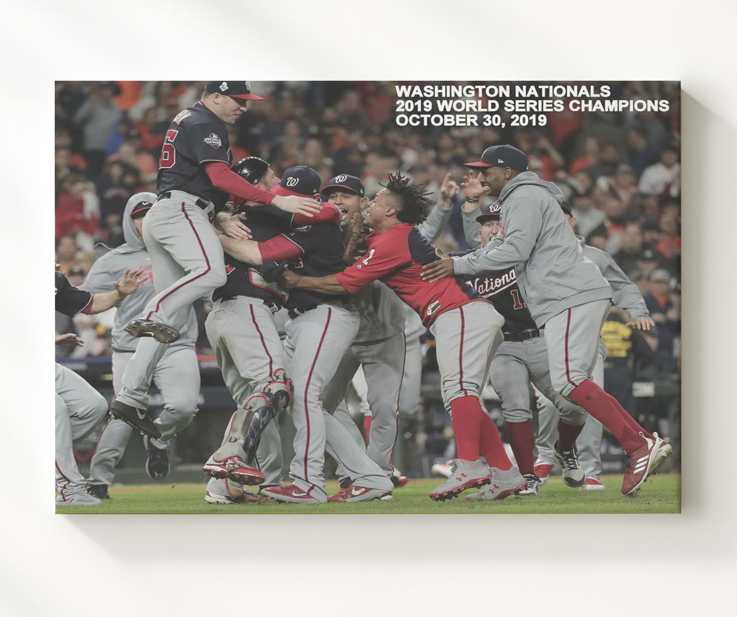 Washington Nationals - 2019 Series Team Landscape Baseball Wall Art 20x24 Canvas wall art print – Baseball Wall Art decor
