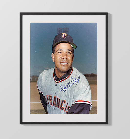 Willie Mays - Classic 1960 8x10 Canvas baseball wall art