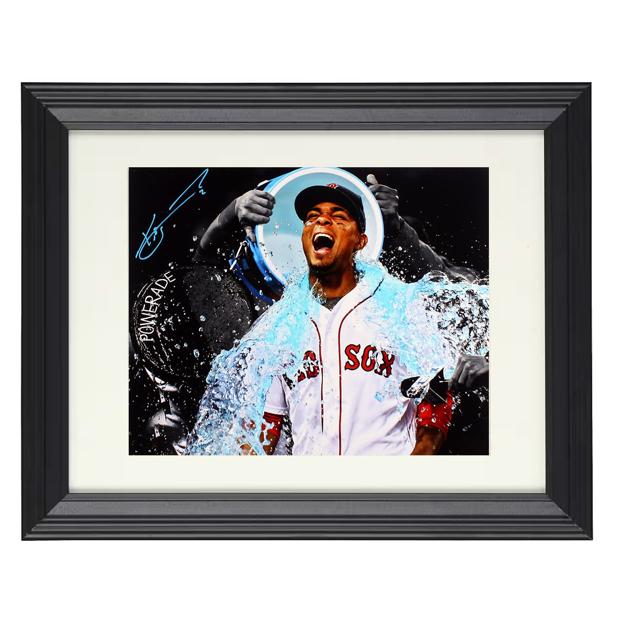 Xander Bogaerts - Powerade Bath Spotlight 8x10 black beveled framed baseball wall art