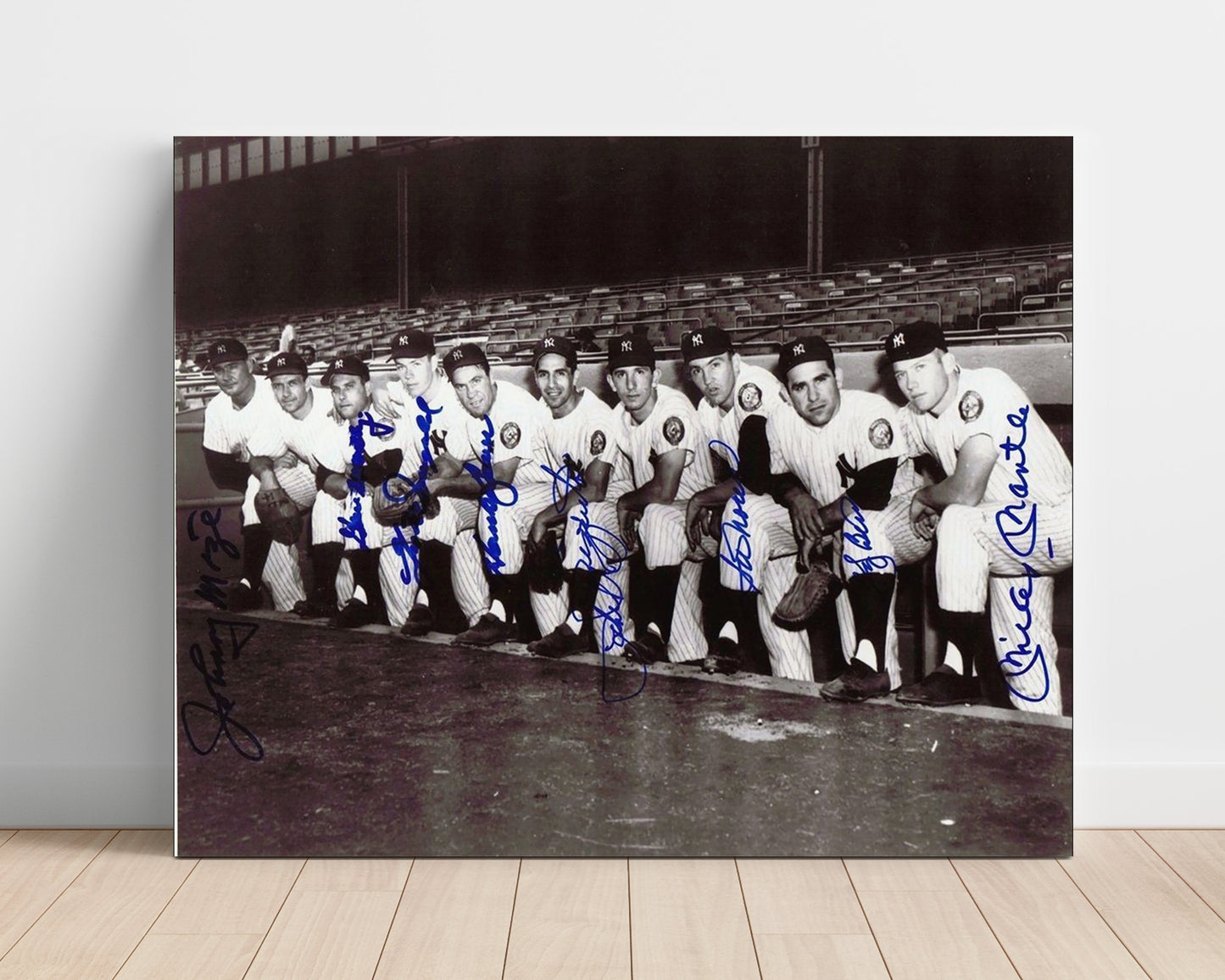 Yankees - Bronx Bombers Team Landscape Baseball Wall Art 16x20 Unframed Print wall art print – Baseball Wall Art decor