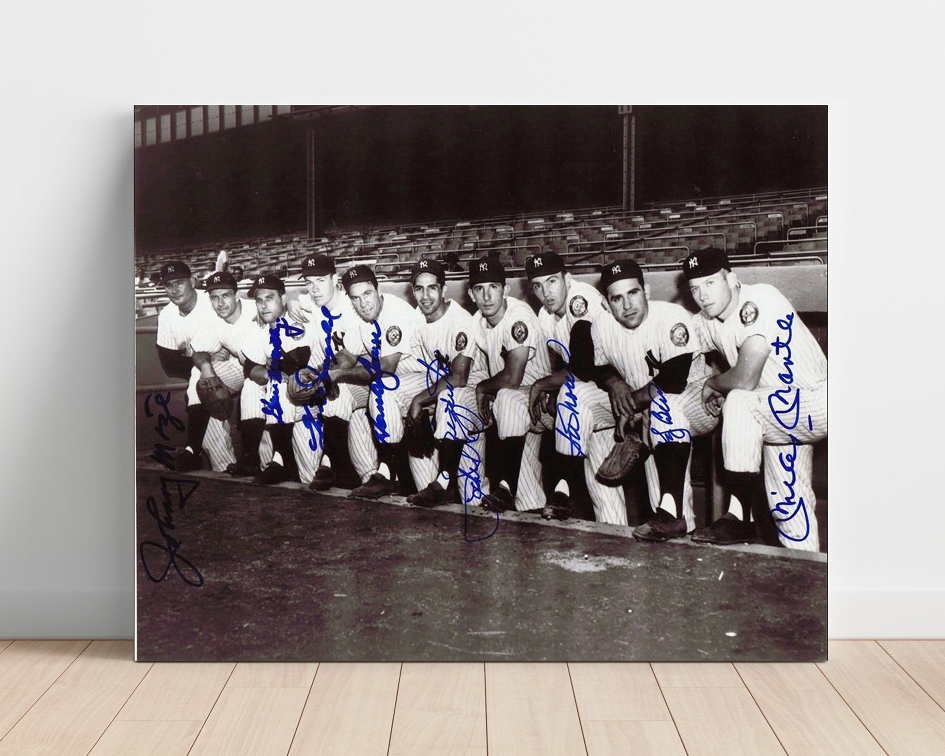 Yankees - Bronx Bombers Team Landscape Baseball Wall Art 16x20 Unframed Print wall art print – Baseball Wall Art decor