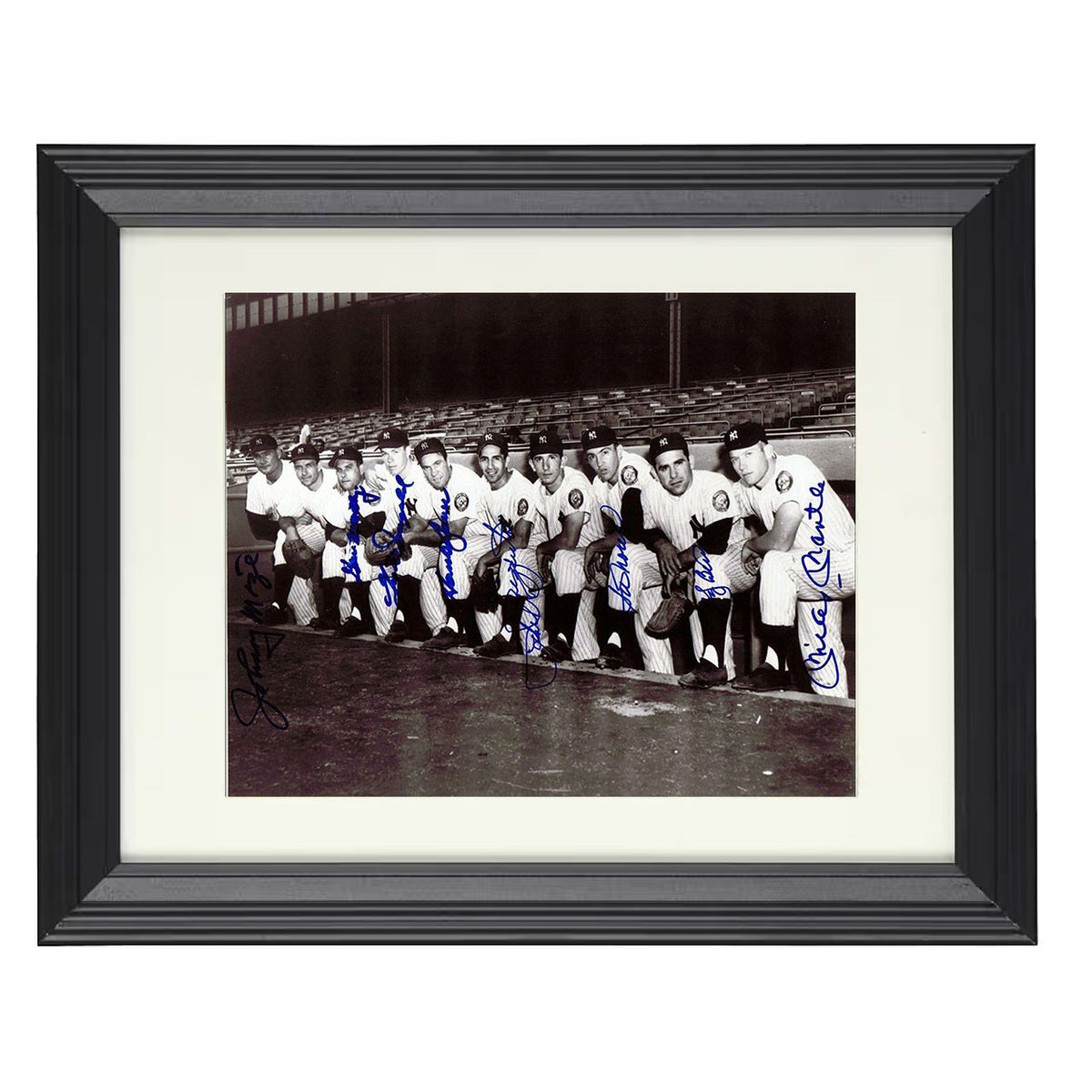 Yankees - Bronx Bombers Team 8x10 Beveled Frame baseball wall art