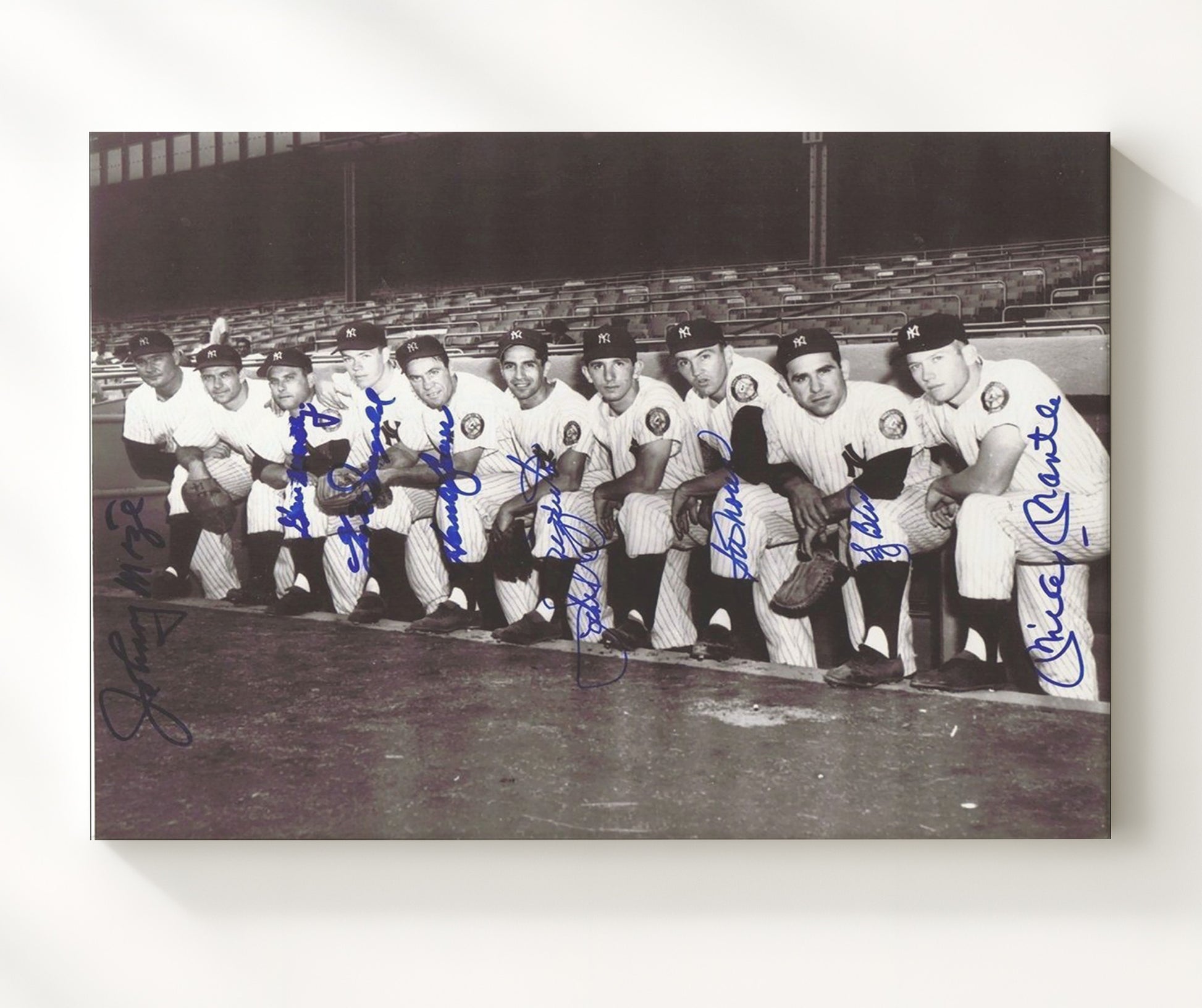 Yankees - Bronx Bombers Team Landscape Baseball Wall Art 20x24 Canvas wall art print – Baseball Wall Art decor